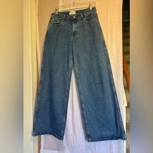 Princess Polly Blue Baggies Jeans Size 4 NWT